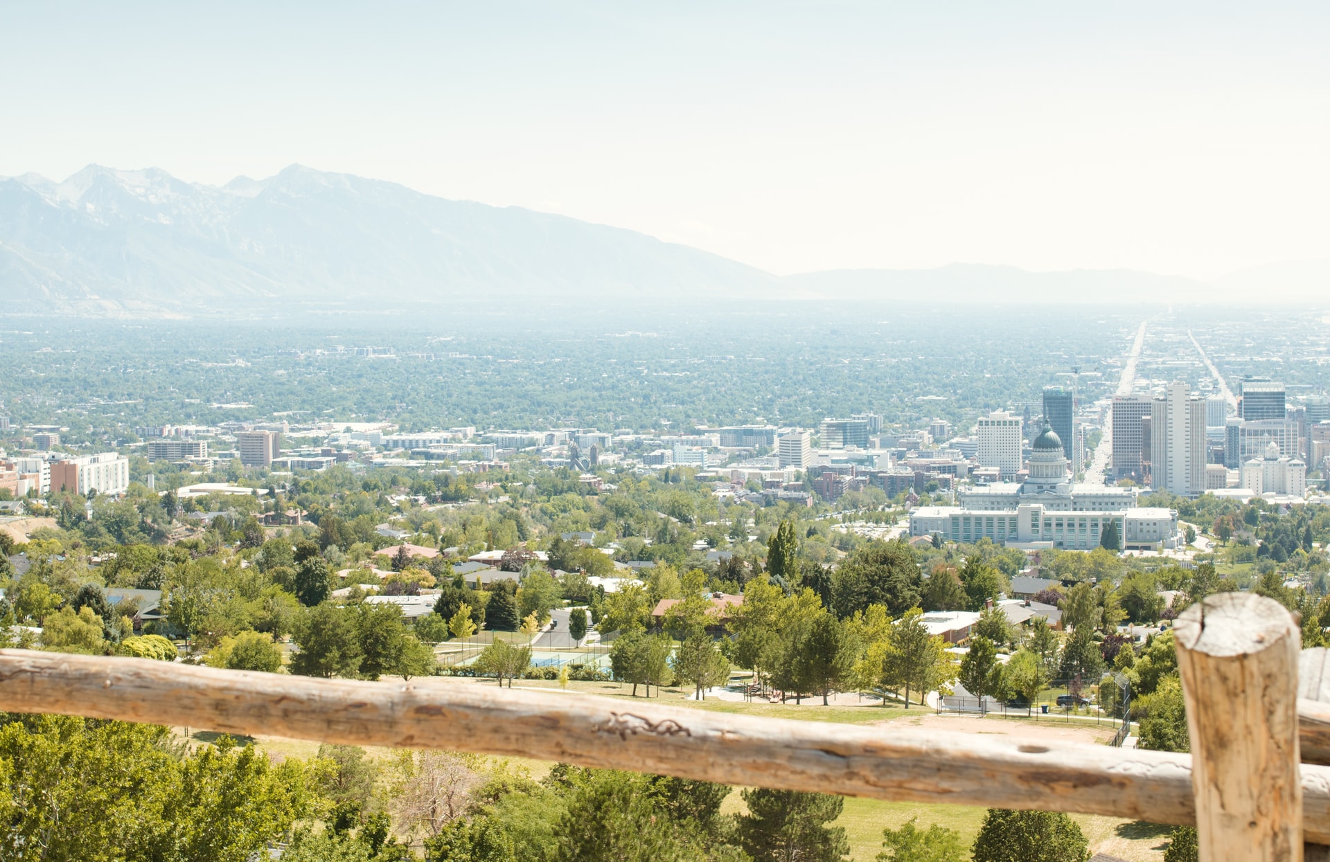 view of salt lake city